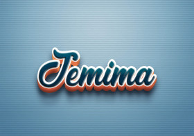 Cursive Name DP: Jemima