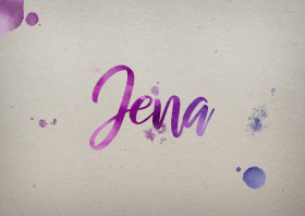 Jena Watercolor Name DP