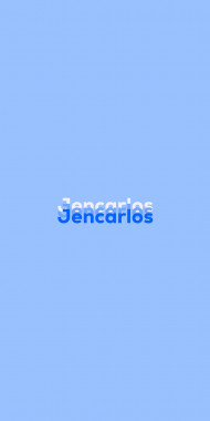 Name DP: Jencarlos
