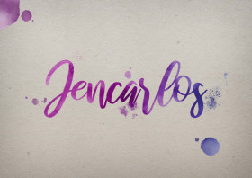 Jencarlos Watercolor Name DP