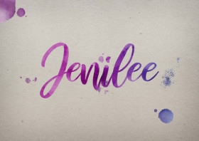 Jenilee Watercolor Name DP