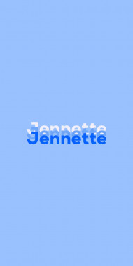 Name DP: Jennette
