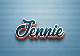 Cursive Name DP: Jennie