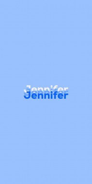 Name DP: Jennifer