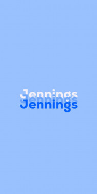 Name DP: Jennings