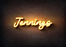 Glow Name Profile Picture for Jennings