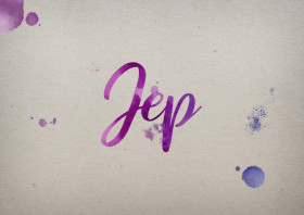 Jep Watercolor Name DP