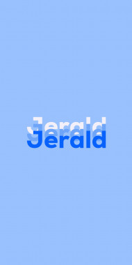 Name DP: Jerald