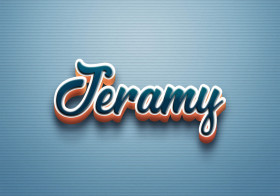 Cursive Name DP: Jeramy