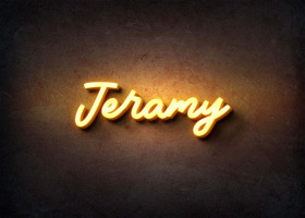 Glow Name Profile Picture for Jeramy