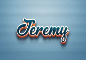 Cursive Name DP: Jeremy