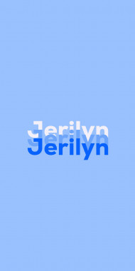 Name DP: Jerilyn