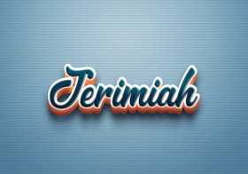 Cursive Name DP: Jerimiah