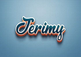 Cursive Name DP: Jerimy