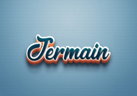 Cursive Name DP: Jermain