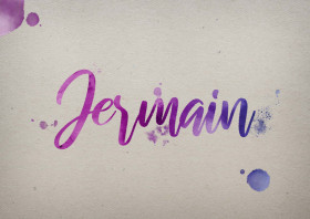Jermain Watercolor Name DP