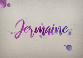 Jermaine Watercolor Name DP