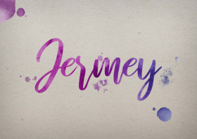 Jermey Watercolor Name DP