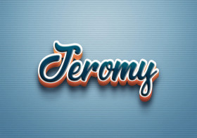 Cursive Name DP: Jeromy