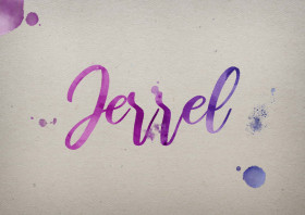 Jerrel Watercolor Name DP