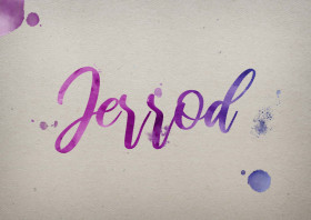 Jerrod Watercolor Name DP