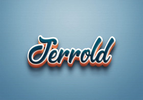 Cursive Name DP: Jerrold