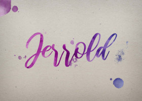 Jerrold Watercolor Name DP