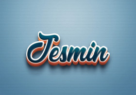 Cursive Name DP: Jesmin