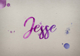 Jesse Watercolor Name DP