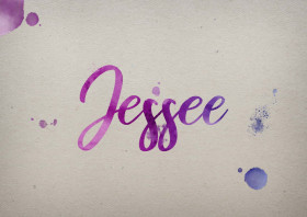 Jessee Watercolor Name DP