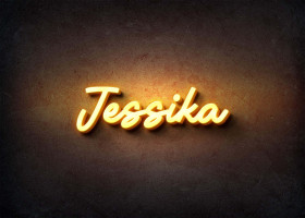 Glow Name Profile Picture for Jessika