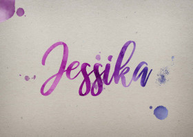 Jessika Watercolor Name DP