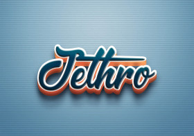 Cursive Name DP: Jethro