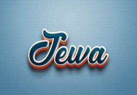 Cursive Name DP: Jewa
