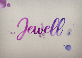 Jewell Watercolor Name DP