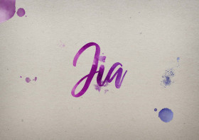 Jia Watercolor Name DP