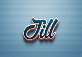 Cursive Name DP: Jill