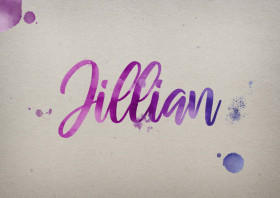 Jillian Watercolor Name DP