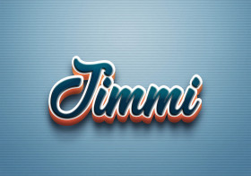 Cursive Name DP: Jimmi