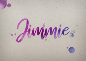 Jimmie Watercolor Name DP