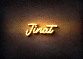 Glow Name Profile Picture for Jinat