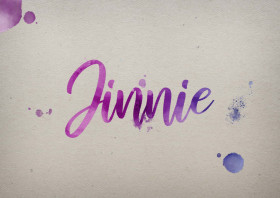 Jinnie Watercolor Name DP