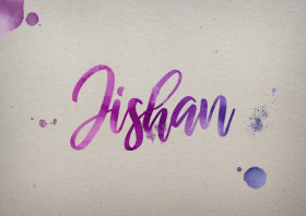 Jishan Watercolor Name DP