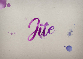 Jite Watercolor Name DP