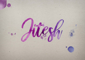 Jitesh Watercolor Name DP