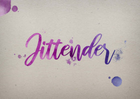 Jittender Watercolor Name DP