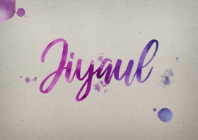 Jiyaul Watercolor Name DP