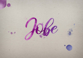 Jobe Watercolor Name DP