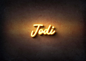 Glow Name Profile Picture for Jodi