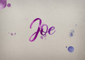 Joe Watercolor Name DP